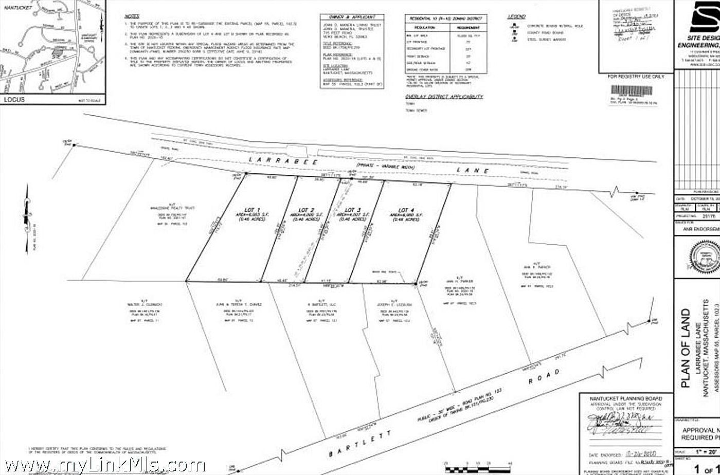 Lot 3 Larrabee Lane Nantucket MA