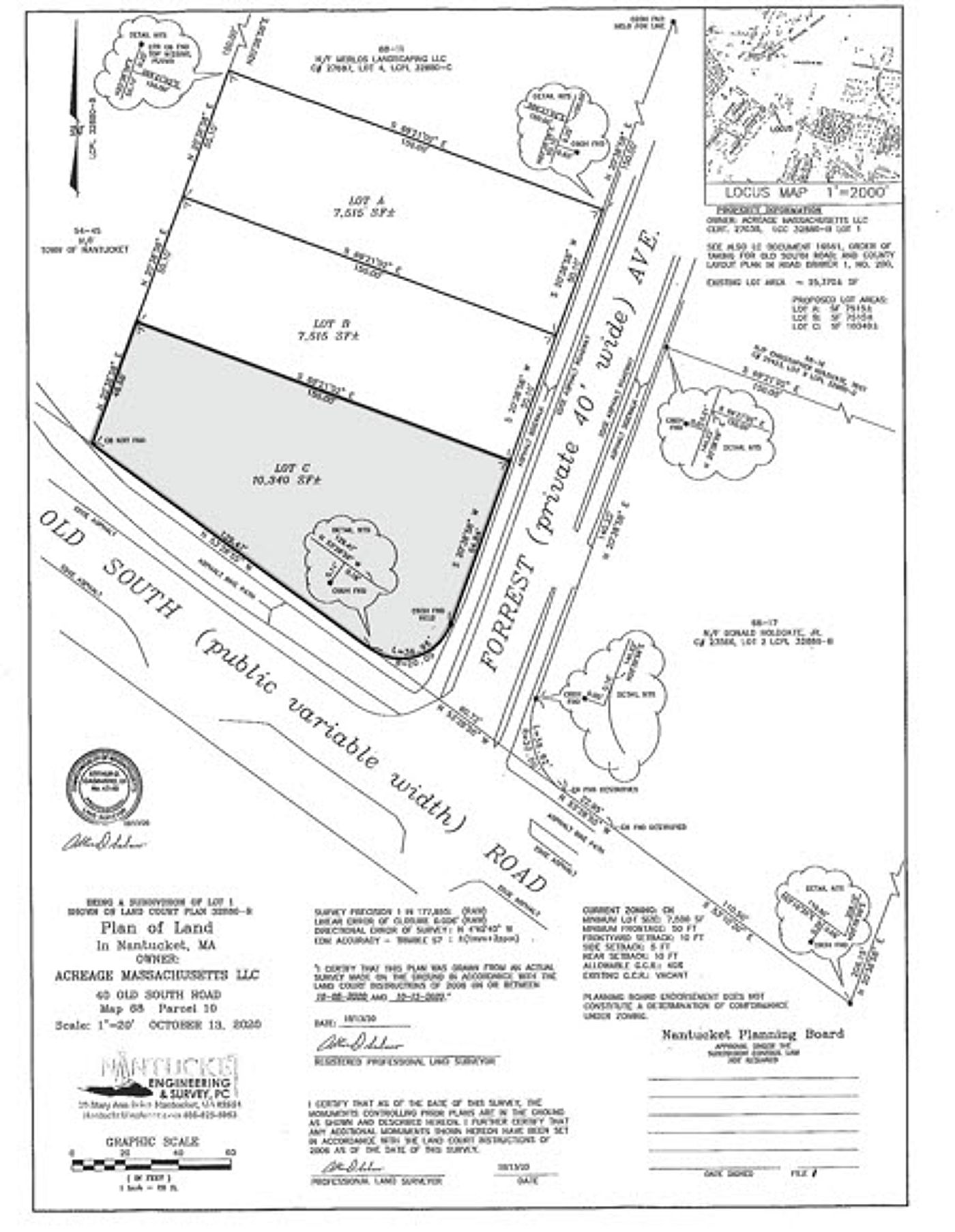 40 Old South Road, Lot 41, portion of Nantucket MA