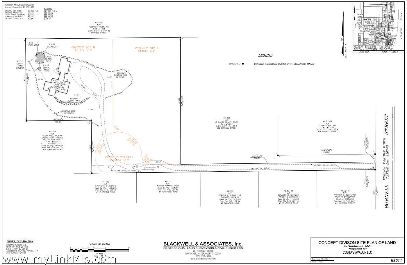 50 Burnell Street, Lot 21A Nantucket MA